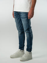 BLUE WASH LIGHT WORKER JEANS