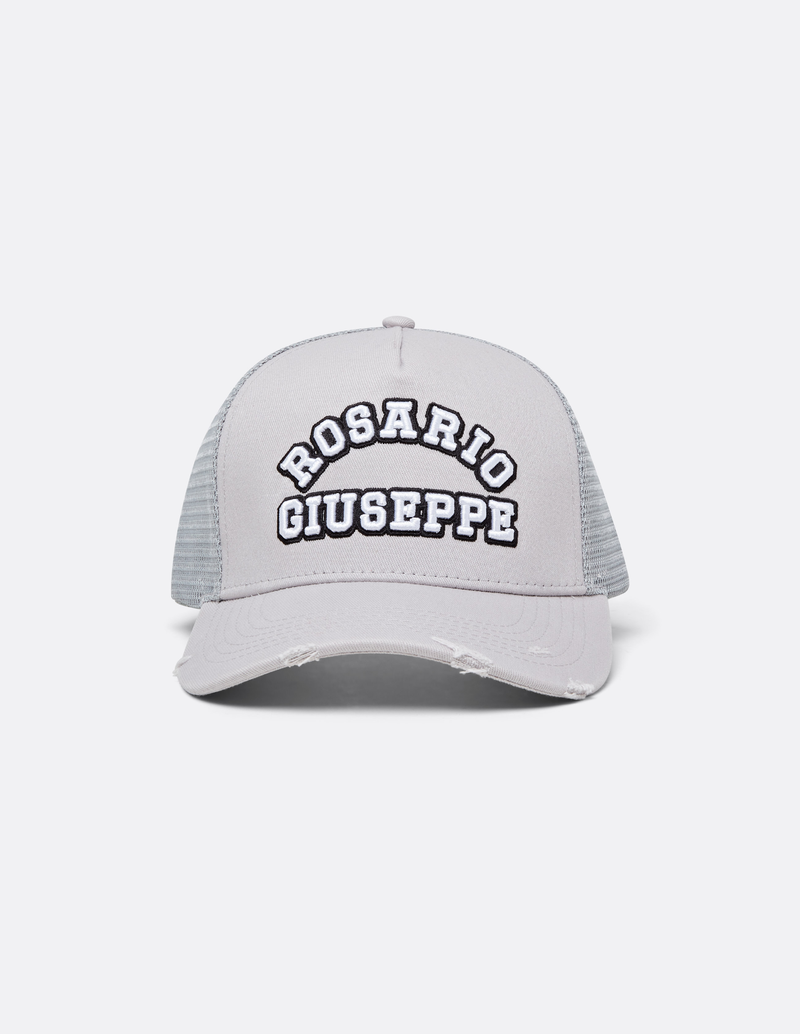 COLLEGE TRUCKER CAP GREY