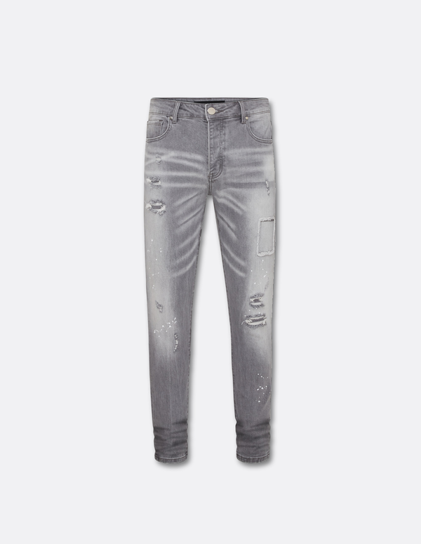 GREY WASH HEAVY WORKER JEANS